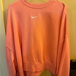 Nike Pink Oversized Sweatshirt